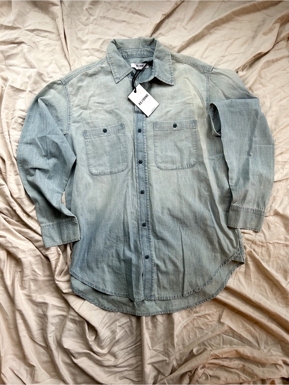 RE/DONE 60's Chambray Button Down Shirt
NWT